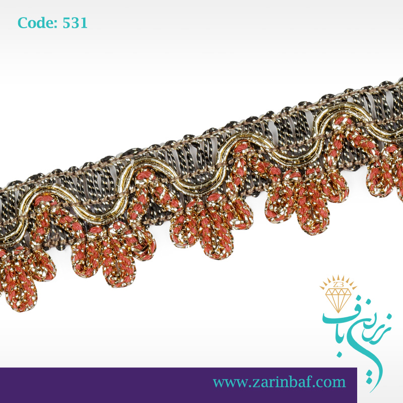 نوار یراق فانتزی باریک کد 531